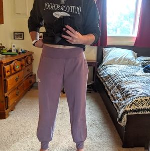 Dusty Lavender Adidas Joggers